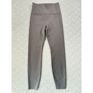 Vuori Leggings Womens Small Gray Evolve Ankle Yoga Athleisure Stretch Athletic